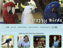 Tablet Screenshot of happybirds.com